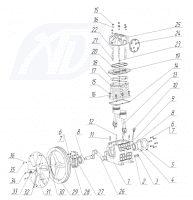 Анонс фото Запчасти для поршневого компрессора К25М Бежецк
